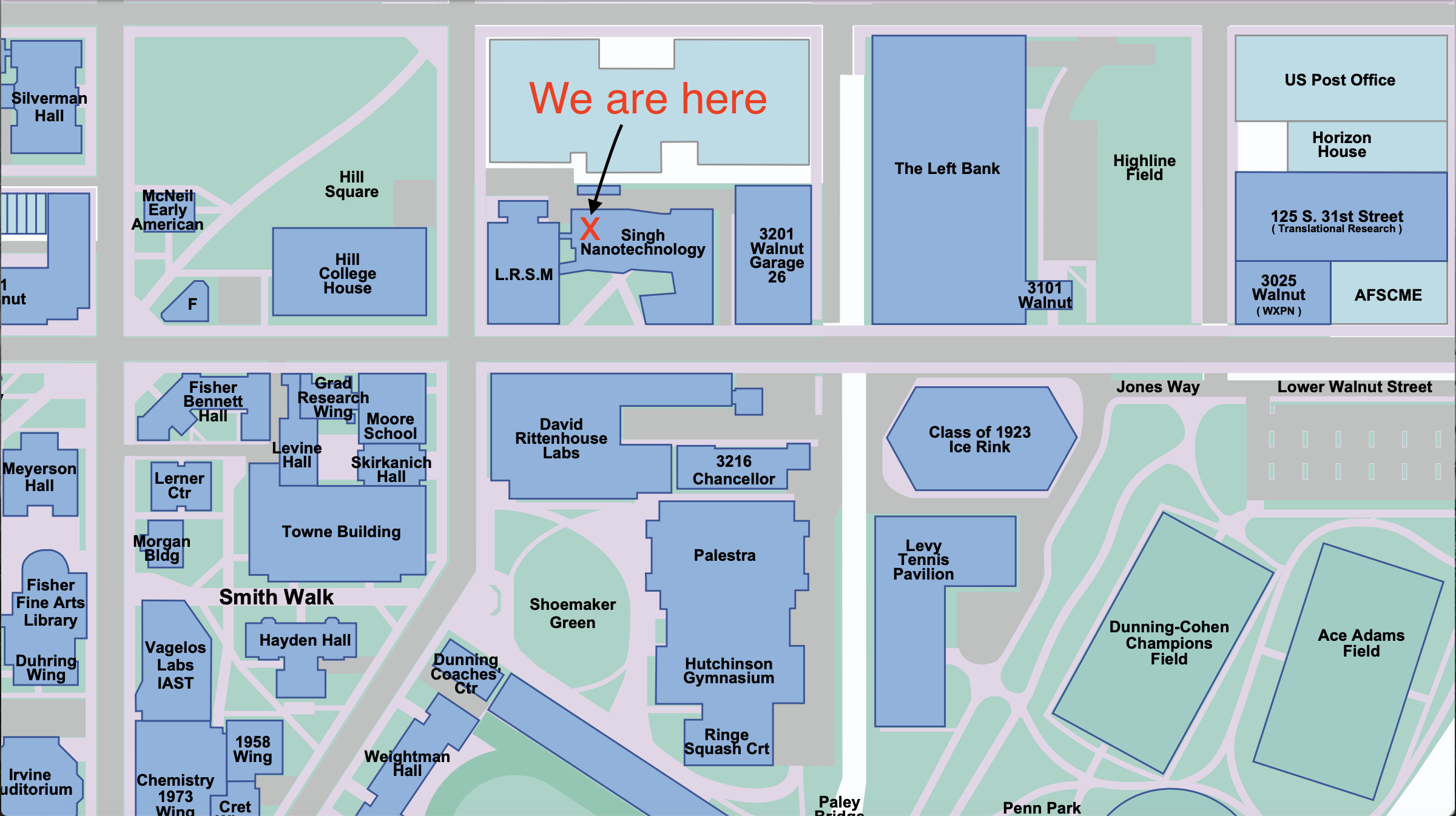Advanced Cryo EM location map