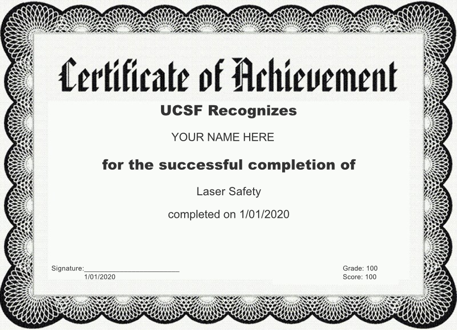 MockLaserSafetyCert